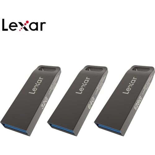 Lexar JUMPDRIVE M37 USB Flash Drive 32GB 64GB High Speed 100MB/s USB 3.0 Metal Pendrive Mini U Disk 128GB Memory Stick