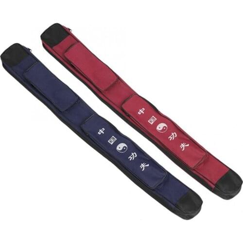 Chinese Martial Arts Canvas Sword Bag Thick Canvas Single Layer Sword Carrying Bag Sword Carrying Case Multifunction Hunting Bag