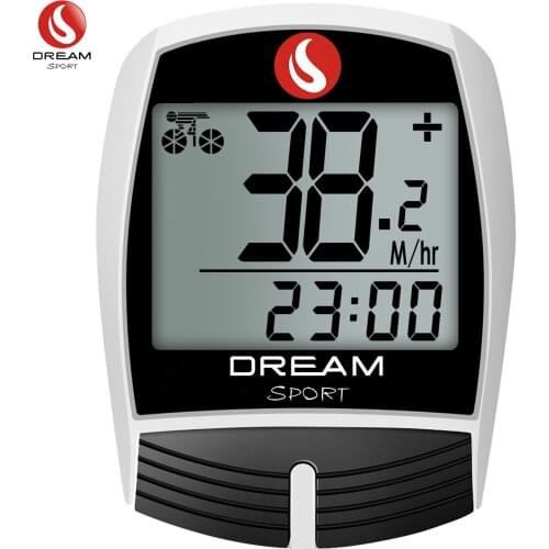 Bike Computer Multifunction Freeze Frame Cycling Speed Meter Sports Sensors Stopwatch Odometer Bicycle Computer DREAM SPORT