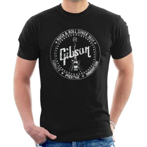 GIBSON SINCE 1894 T-Shirt Funny Birthday Cotton Tee Vintage Gift For Men Women