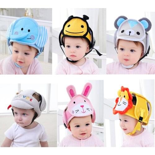 Boys Girls Protective Helmet Baby Anti-collision Safety Helmet Infant Toddler security Protection Soft Hat for Walking Kids cap