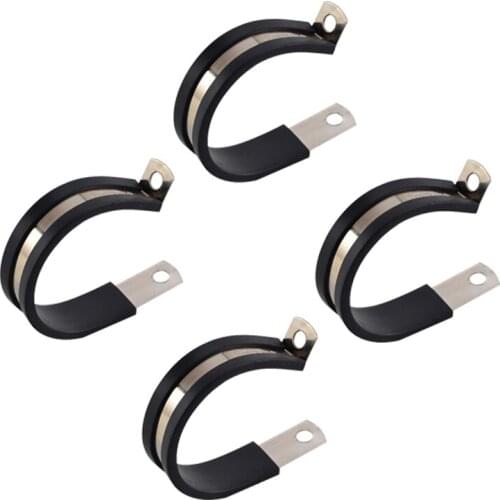 4PCS Roll Cage Mount Cushion Clamps Quick Connect Fit Windshield Speakers LED Light Bars Roofs For 1.75" Tube ATV UTV Motorcycle