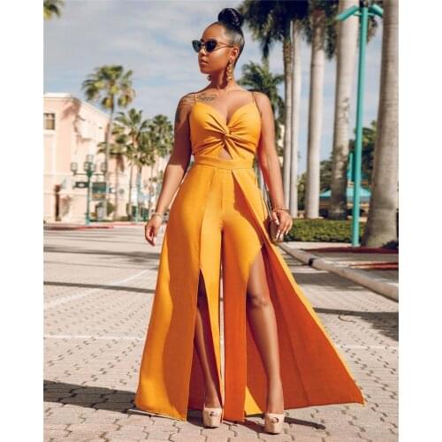 Women Wide Leg Jumpsuit Rompers Summer Sexy Overalls Elegant Loose Sleeveless Long Pants Strapless Party Jumpsuits for Ladies