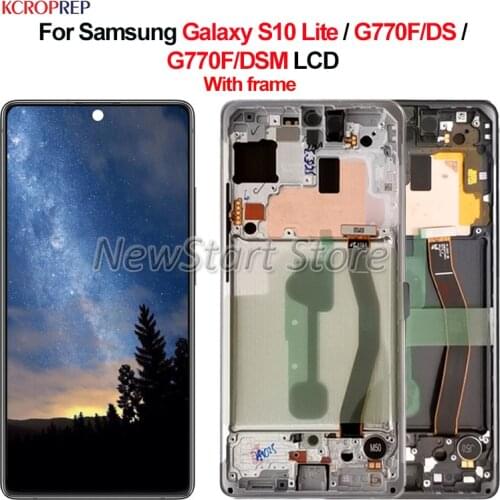 For Samsung Galaxy S10 Lite G770F/DS G770F/DSM LCD Display Touch Screen Digitizer Assembly For Samsung S10 Lite lcd Replacement