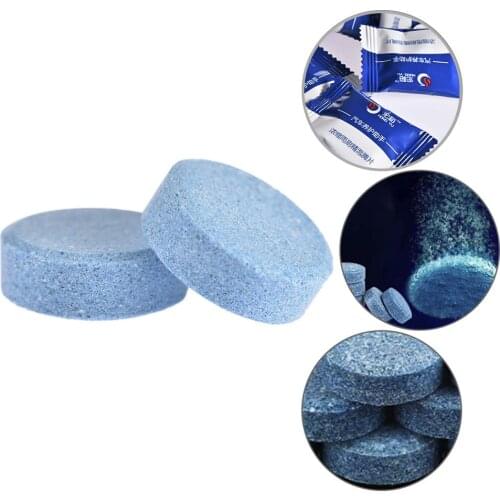 100pcs Condensed Effervescent Tablet Wiper Washer Water Solid Wiper Auto Windshield Glass Conventional Cleaner