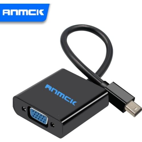 1080P Mini DP Cable to VGA Converter Display port to DVI Adapter Digital to Analog Video Switcher For Notebook Monitor Projector