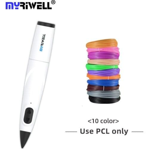 Myriwell 3d Printing Pen 3D Drawing 1.75mm PCL Filament For Kids Creative Design with USB Cord Toys Gift 3D Pen Hobby