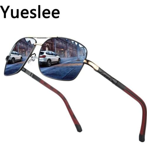 49653 Metal Rectangular Polarized Light Luxury Sunglasses Men Women Fashion Shades Uv400 Vintage Glasses Men Sunglasses