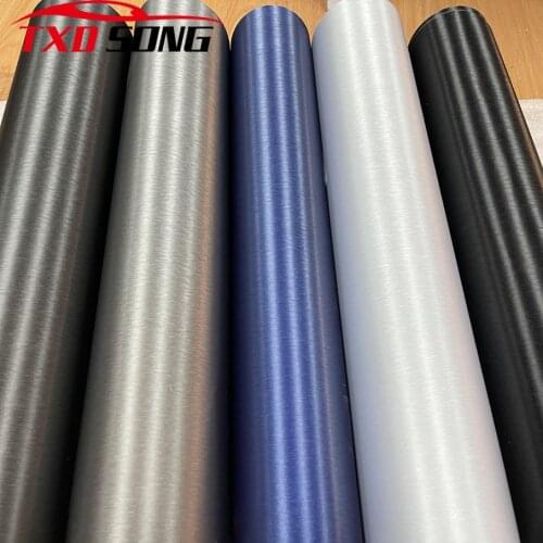 50cm*200/300cm Aluminum Brush Vinyl Film Car Sticker Vinyl Wrap Aluminum Brush Car Stickers Car Wrap Auto Sticker For Car