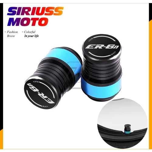 Motorcycle Accessories Wheel Tire Valve Caps Covers Case for Kawasaki ER-6N ER6N CNC Aluminum