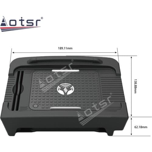 QI Car Wireless Charger For Audi Q5L 2018-2019 Intelligent Infrared Fast Charging Phone Holder for iPhone Samsung Huawei