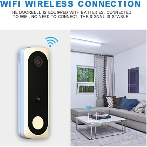 1080P Smart Wireless Doorbell Support Two-way Audio Bell Intercom WiFi Camera Door Ring Smart Home Security Accessories