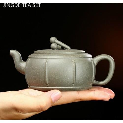 Yixing Tea Pot Authentic Handmade Purple Clay Teapot Beauty Kettle Chinese Home Teaware Tie Guanyin Tea Ceremony Gifts 190ml