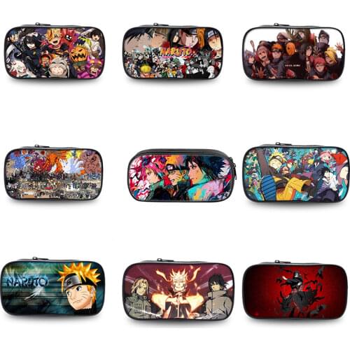 Anime Cartoon Naruto Pencil Case Student Stationery Anime Pencil Case Storage Box Student Start School