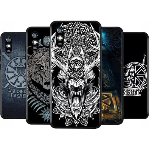 Slavic Viking Symbol Kolovrat For Xiaomi Redmi 10X 9 9T 9C 8 7 6 Pro 9AT 9A 8A 7A 6A S2 GO 5 5A 4X Plus Phone Case Shell