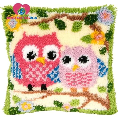 Needle for carpet embroidery latch hook rug kits button package rug carpet embroidery Foamiran for crafts pillow embroidery