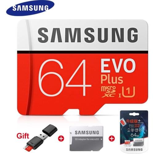 SAMSUNG EVO PLUS microSD 32GB 64GB microSD Cards Memory Card U1/U3 128GB 256GB TF/SD Flash Card Micro SD Card 4K 100MB/s