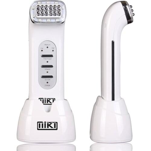 Fashionable RF rejuvenation instrument household face ultrasonic wrinkle lifting tightening knife LED red light massage tool