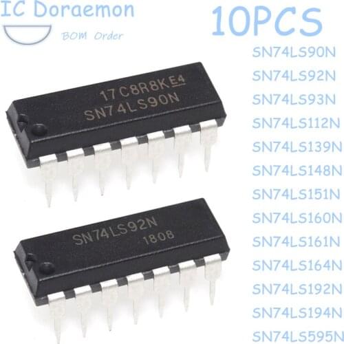 74LS138 74LS139 74LS148 74LS151 74LS160 74LS90 74LS92 74LS93 74LS112 74LS161 74LS164 74LS192 74LS194 74LS595 DIP-14 DIP-16 New