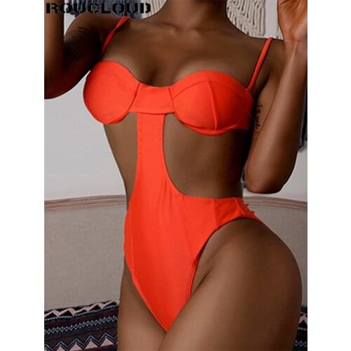 ROUCLOUD Orange Swimwear
