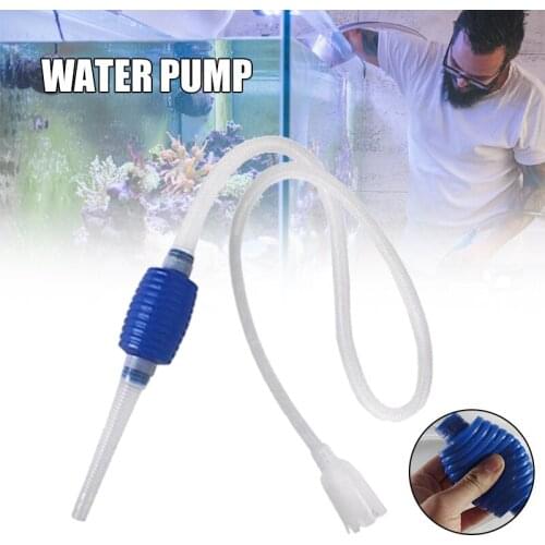 Fish Tank Hand Vacuum Siphon Pumps Gravel Cleaner Quick Water Changer Fish Tank Pumps Filter Aquarium Accessories Cleaning Tools