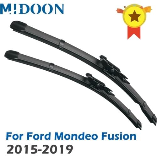 MIDOON Wiper RHD & LHD Front Wiper Blades For Ford Mondeo Fusion 2015 - 2019 Windshield Windscreen Front Window 28"+28"