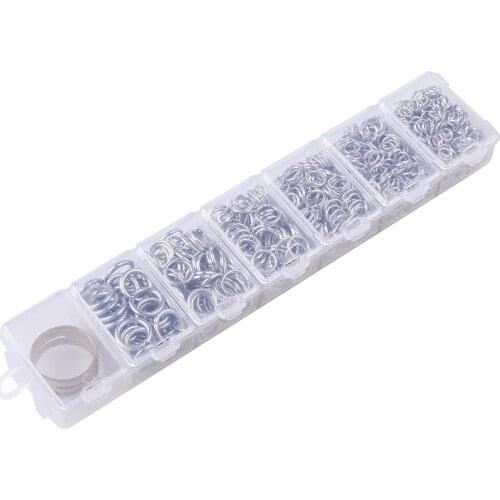 4/5/8/7/8/10mm Silver Gold Jump Rings Connector Kit With Tool for Jewelry Making Findings Diy Handmade Accessories