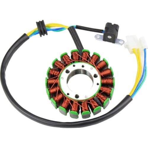 Motorcycle Stator, 18 Wire Stator Solenoid, Generator Motor Stator for