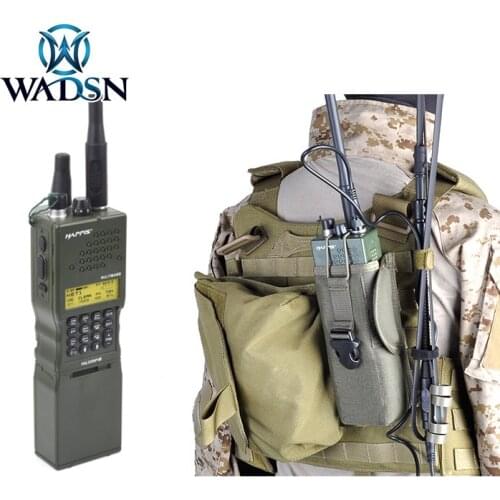 WADSN Tactical AN/PRC-152 Dummy Airsoft Radio Case Hunting CS Wargame TRI PRC 152 Radiotelephone Model Plastic For BAOFENG UV-3R