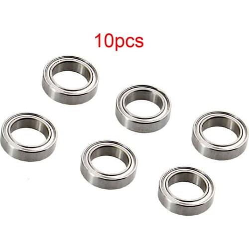 10PCS Metal Ball Bearing/RC Car Model Full Set of Bearings 1:10 for Flat Running Big Foot Climbing Car Universal Bearing