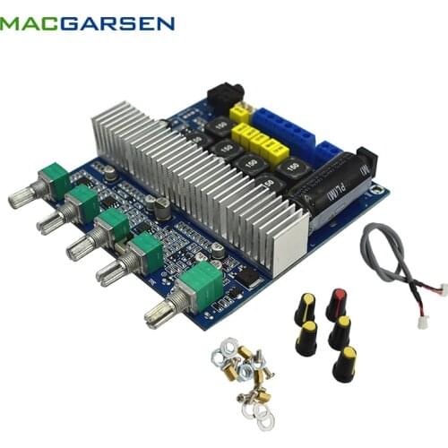 2.1 Bluetooth Amplifier Board TPA3116 D2 Sound Audio Amplifiers Module Hifi Home Theater amfi Car Amplifier 50W*2+100w DC12-24V