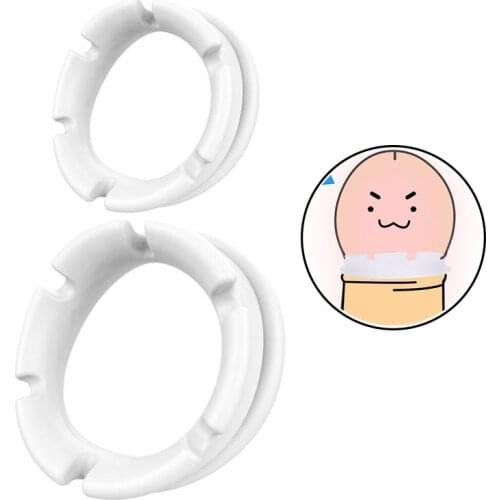 2PCS/Set Male Foreskin Corrector Resistance Cock Rings Delay Ejaculation Penis Rings Male Daily/Night Cockrings Chastity Device