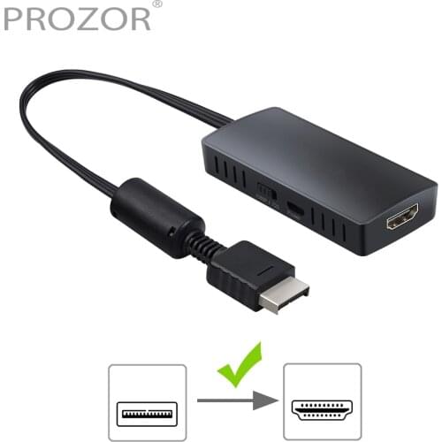 Proster For Playstation to HDMI Converter Adapter HD Link Cable for PS2 PS1 Support HDMI 1080/ 720p output with HDMI Cable