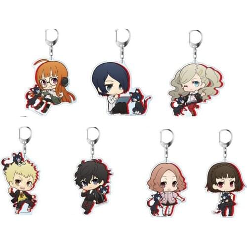 PERSONA 5 Anime keychain Acrylic strap/charms/Key ring D326