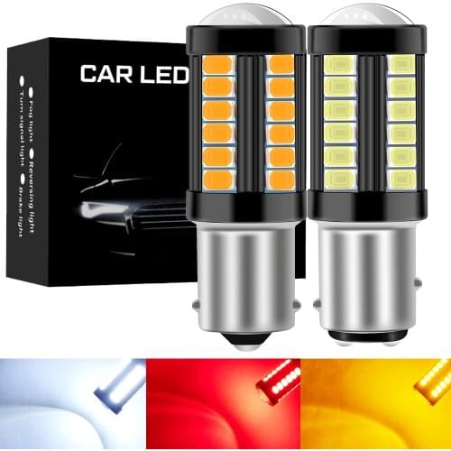 2pcs T20 LED W21/5W 7443 W21W 7440 PY21W P21W BAY15D BA15S BAU15S Car LED Bulb P21/5W Turn Signal Light 1156 3157 P27W Lamp 24V