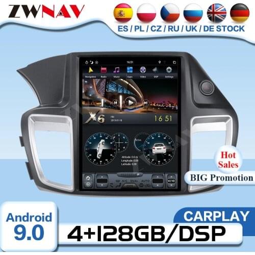 Carplay Tesla Screen Android Multimedia For Honda Accord 2013 2014 2015 2016 2017 2018 GPS Radio Receiver Audio Stereo Head Unit