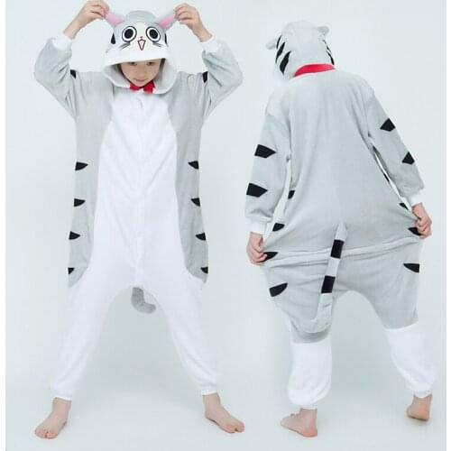 Kids Cheese Cat Pajamas Animal Sleepwear Winter Cartoon Panda Onesies Childrens Pyjamas Boys Girls Unicorn Flannel Pajamas