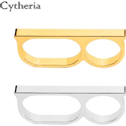 Three finger rings man metal vintage hard ring for party 3 fingers Ring Rock style Hip-hop lover gift for boyfriend Masquerade