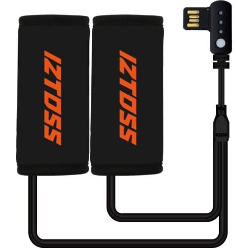 Motorcycle Heated Handles Gloves 5V USB Powered Waterproof 3 Gear Winter Warm Heated Grips Motorcycle Hot Wire Grip Covers