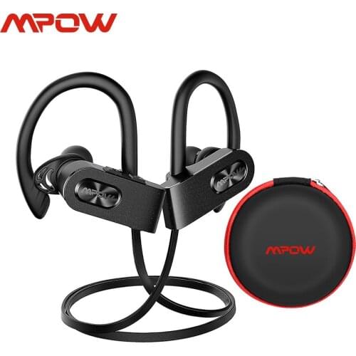 Mpow Flame 088 Bluetooth 5.0 Earphones IPX7 Waterproof Wireless Sports Earbuds w/ CVC6.0 Noise Cancelling Mic for Android iOS