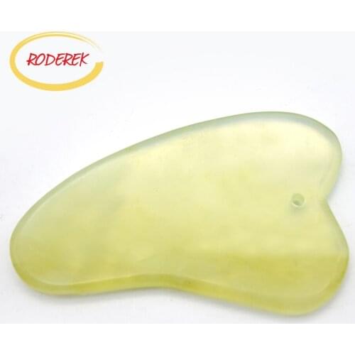Natural Jade Guasha Board Xiuyan Jade Gua Sha Massage Tool Chinese Body Healthcare Therapy Health Product