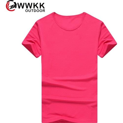 Couple Quick-drying T-shirt Outdoor Short Sleeve Custom Made Breathable Summer Sport Fashion Streetwear Slim Fitness Wicking