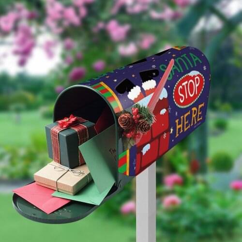 Mailbox Paste Mailbox Decoration Painting Personality Custom Decoration Paste Christmas Series Mailbox Decoration Paste
