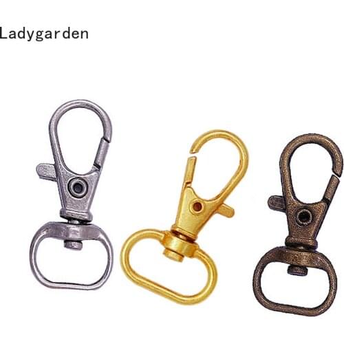 20PCS Swivel Lobster Leather Bag Handbag Purse Shoulder Strap Belt Clasp Clip Trigger Buckle Key Ring Dog Chain Collar Snap Hook