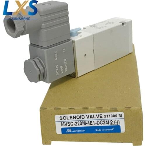 Taiwan MINDMAN Pneumatic Solenoid Valve MVSC-220M-4E1-DC24V
