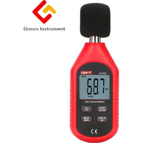 UNI-T UT353 Professional Mini Digital Sound Noise Level Meter Decibel Monitoring Indicator Testers 30 ~ 130dB