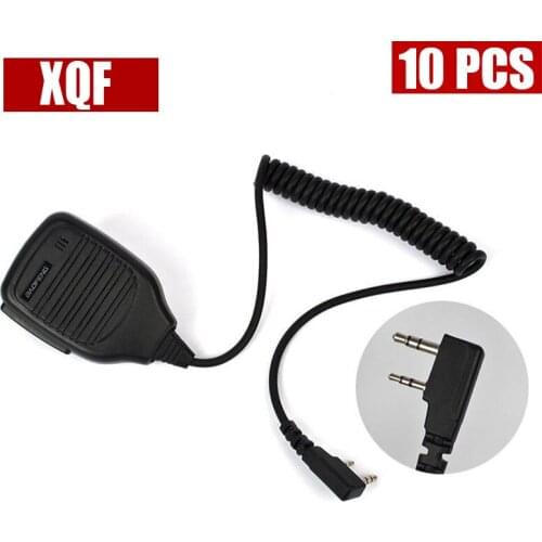 XQF 10PCS BAOFENG Speaker Microphone for Ham Two Way Radio Walkie / Talkie UV5R GT3 888s