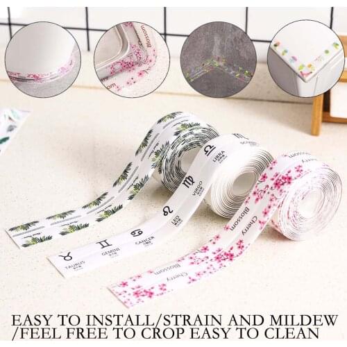 Edge & Corner Guards Kitchen Sink Waterproof Sticker Anti-mold Waterproof Tape Bathroom Countertop Self-adhesive Seam Stickers