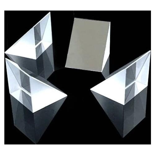 15*15*15mm/0.59in 30 Degrees Processing of Optical K9 Glass Lazy Glasses Manufacturer with Right Triangular Prism