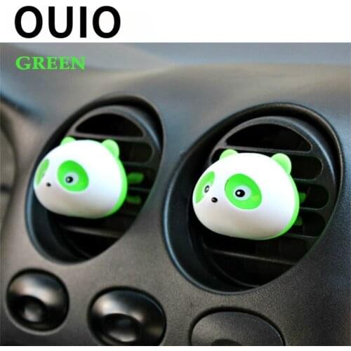 2Pcs Car Air Freshener Car Outlet Perfume Cute Panda Eyes For Hyundai Creta I30 Volkswagen Polo VW Golf 4 7 5 Tiguan Kia Rio